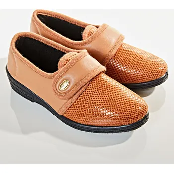 Dámské pantofle Měkká obuv Elina velbloudí 40