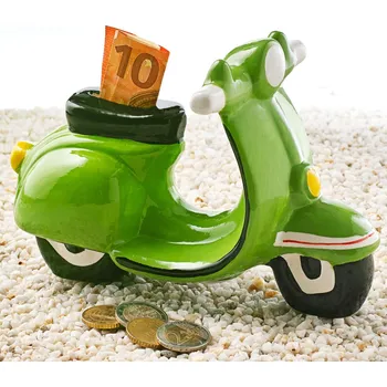 Pokladnička Pokladnička Skútr zelená