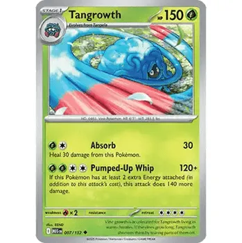 Sběratelská karetní hra Pokémon MEG 007/132 Tangrowth - Mega Evolution Stav: Near Mint, Verze: REVERSE HOLO