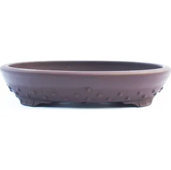 Květináč Miska 31 x 24 x 6,5 cm barva hnědá