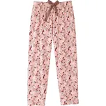 3/4 pyžamové kalhoty, s celopotiskem růžová 38/40