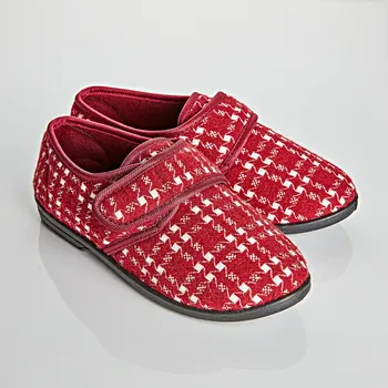 Dámské pantofle Domácí obuv Iris červená a bílá 37