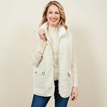 Oboustranná vesta Emilia béžová M