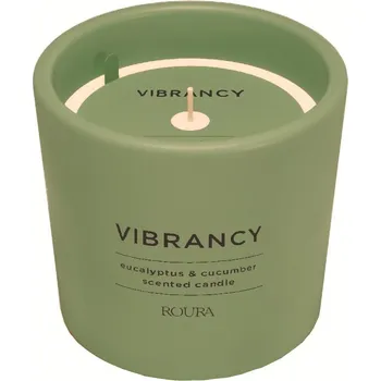 Svíčka ROURA Vibrancy - Eucalyptus & Cucumber Vonná svíčka, 250 g