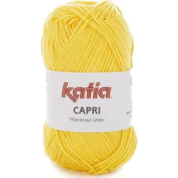 Příze Katia Capri 82118 Light Yellow Pletací příze