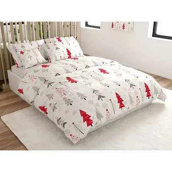 Povlečení z mikrovlákna JINGLE bílé Rozměr povlečení: 2 ks 70 x 90 cm | 200 x 220 cm, 140x200 / 70x90 cm, 140x220 / 70x90 cm, 200x220 + 2 polštáře 70x90 cm