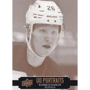 Sběratelská karetní hra insert karta RASMUS DAHLIN 21-22 UD Ser. 1 Portraits číslo P-5