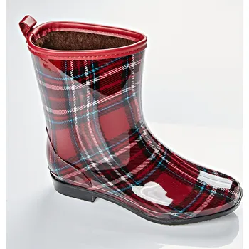 Dámské holínky Holínky se vzorem tmavě červená 40