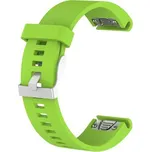 QuickFit silikonový hladký řemínek s přezkou 20mm,Jablečně zelený