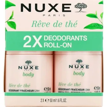 Kosmetická sada NUXE Reve de Thé Osvěžující deo 24h - balení 2x50 ml