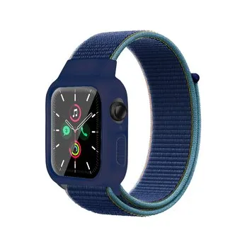 Chytré hodinky Nylonový set 2v1 pro Apple Watch 38/40/41/42(S10)mm,Modrá