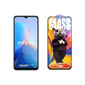 3D Ochranné tvrzené sklo na Infinix Smart 7/X6517 (India)- Mr. Cat ESD