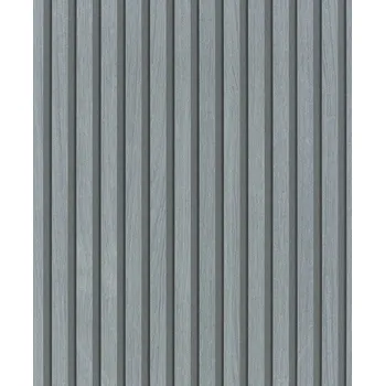 Tapeta Vliesová tapeta na zeď, stříbrná, imitace dřeva, lamely, palubky, 33395, Travertino, Marburg