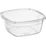 Mísa hranatá transparentní 37x37x15 cm, 14,5 l