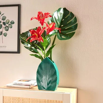 Váza Váza List zelená 000