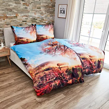 Povlečení Povlečení na jednolůžko Zlatý podzim Eldo 80x80 cm + 135x200 cm 135 x 200 cm 80 x 80 cm