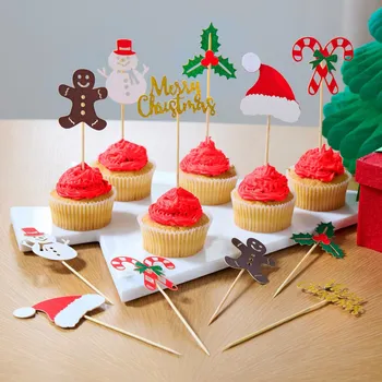 Vánoční dekorace 12 vánočních napichovátek