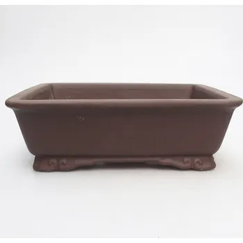 Květináč Miska 20,5 x 17 x 7 cm barva hnědá