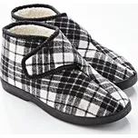 Bačkory černá-bílá 43