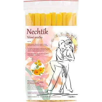Tělové svíčky měsíček nechtík 10 ks medosviecky