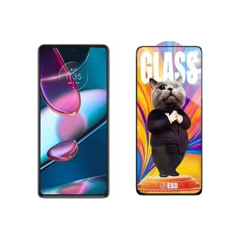 3D Ochranné tvrzené sklo na Motorola Edge X30 - Mr. Cat ESD