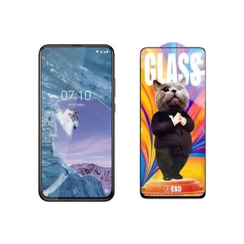 3D Ochranné tvrzené sklo na Nokia X71 - Mr. Cat ESD