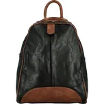 Trendy dámský koženkový kabelko-batůžek Eligio, černo-hnědý