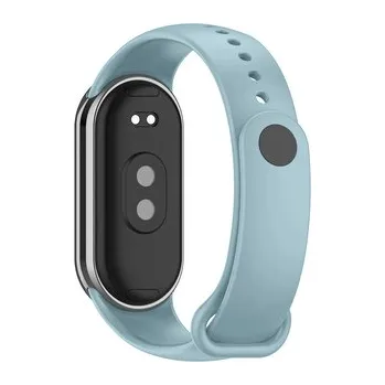 Příslušenství k fitness náramku Jednobarevný náhradní náramek Mi band 8/9/10,Šedo-modrá,Xiaomi Mi Band 8/9/10