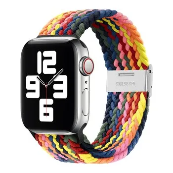 Chytré hodinky Pletený řemínek pro Apple Watch 42/44/45/46/49mm,Vícebarevný
