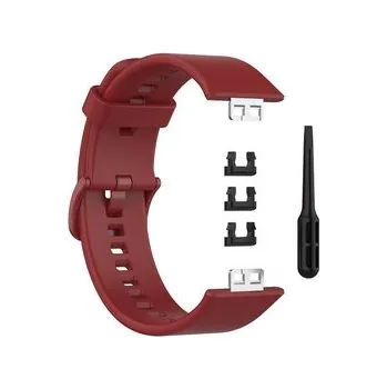 Chytré hodinky Jednobarevný náhradní řemínek pro Huawei Fit,Vínová,Huawei Fit