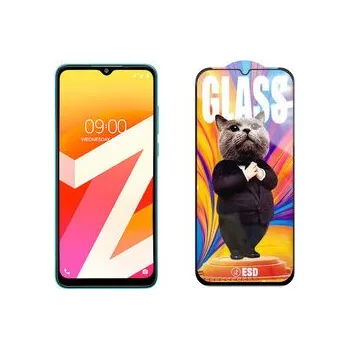 3D Ochranné tvrzené sklo na Lava Z4 - Mr. Cat ESD