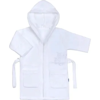 Dívčí župan Dětský župan Sovičky bílá 110