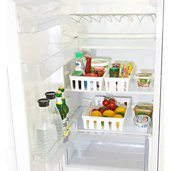 Úložný box 3 boxy do lednice 3 velikosti: 14 x 28 cm, 18 x 30,5 cm, 23 x 34 cm. Výška 8 cm.