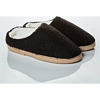 Dámské pantofle Plyšové bačkory černá 39