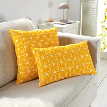 Povlak na polštářek 3Pagen Povlak na polštářek 30 x 50 cm Žlutá