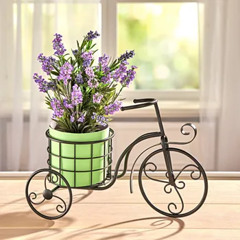 Květináč Stojan na květináč Kolo černá 000