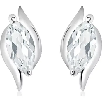 Šperk Arabona S White Topaz - stříbrné náušnice s bílým topazem
