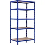 Trestles 90 x 60 x 180 cm modrý 5 polic
