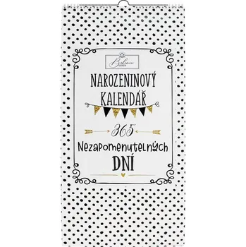 Kalendář Narozeninový nástěnný kalendář