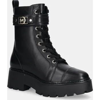 Dámská zimní obuv Kožené workery MICHAEL Michael Kors Mandy dámské, černá barva, na platformě, 40T5MAFE5L.001 99X, EUR 37