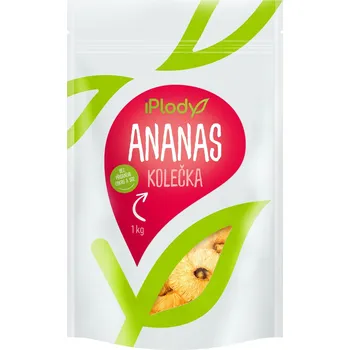 Sušené ovoce iPlody Ananas kolečka bez cukru a SO2 1kg