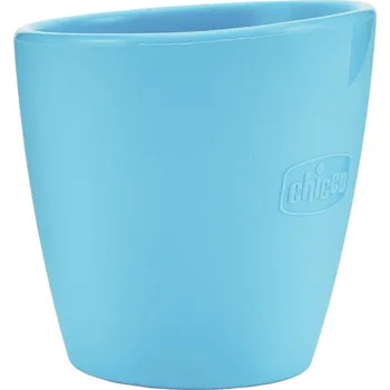 Hrneček silikonový modrý 6m+