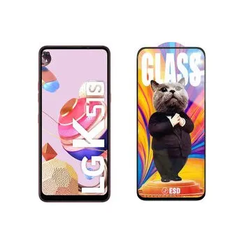 3D Ochranné tvrzené sklo na LG K51S - Mr. Cat ESD