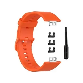 Chytré hodinky Jednobarevný náhradní řemínek pro Huawei Fit,Oranžová,Huawei Fit