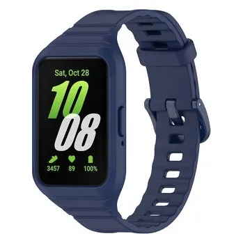 Chytré hodinky Řemínek s pouzdrem pro Samsung Galaxy Fit 3,Tmavě modrá