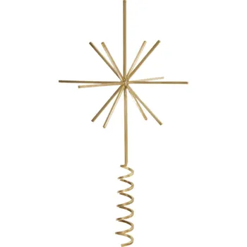 Vánoční dekorace FERM LIVING Vánoční hvězda Brass Top Star