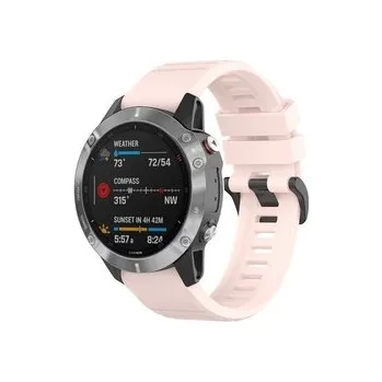 Chytré hodinky QuickFit silikonový řemínek s přezkou 22mm,Světle růžový