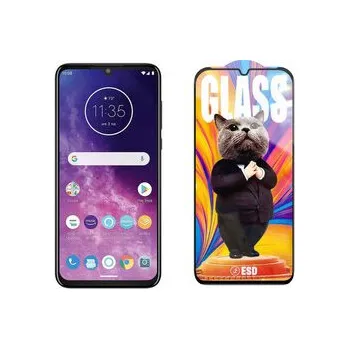 3D Ochranné tvrzené sklo na Motorola One Zoom - Mr. Cat ESD