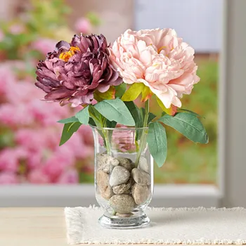 umělá květina Květ Pivoňka lila