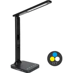 ECOLITE LED stolní lampa dotyková WEST 8W, volba teploty světla, stmívatelná, černá, USB, LU19AC-CR